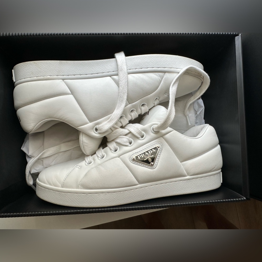 Prada tennis shoes.